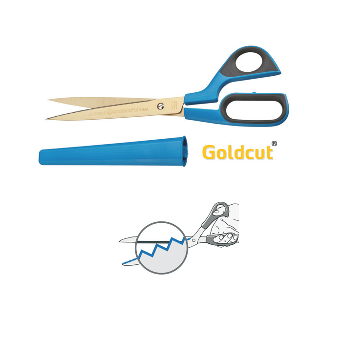 Tapezierschere Optima plus Goldcut® gezahnt