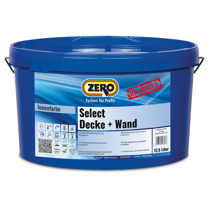 ZERO Select Decke + Wand LF 12,5 Liter