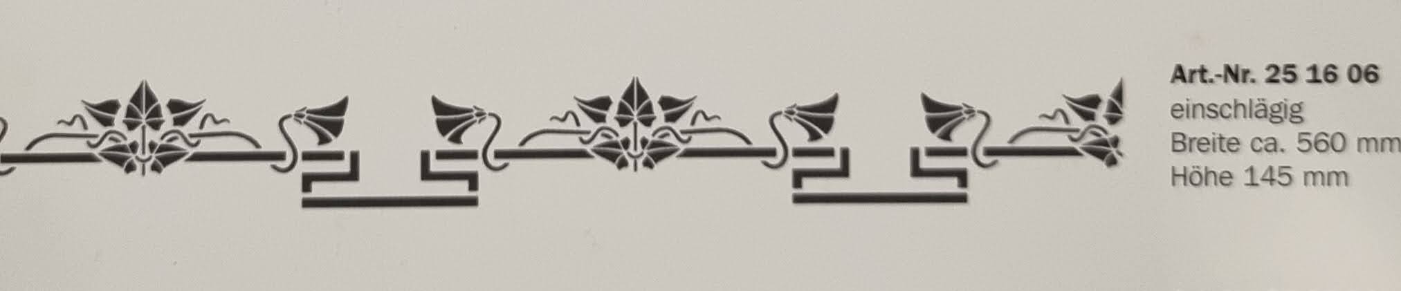 Schablonen Jugendstil Motive einschlägig