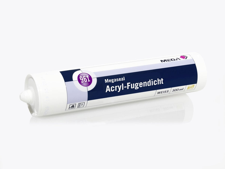 Fugendicht Acryl 300 ml weiß  MEGA 961