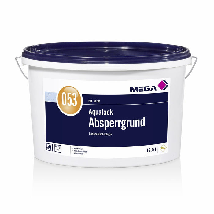 Absperrgrund weiß Aqualack