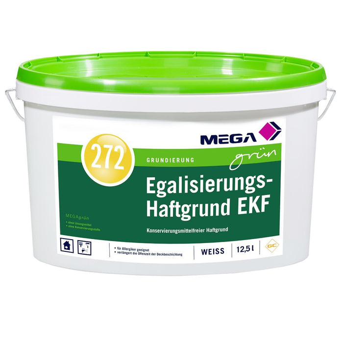 Konservierungsmittelfreier Haftgrund MEGAgrün 272 12,50 l weiß