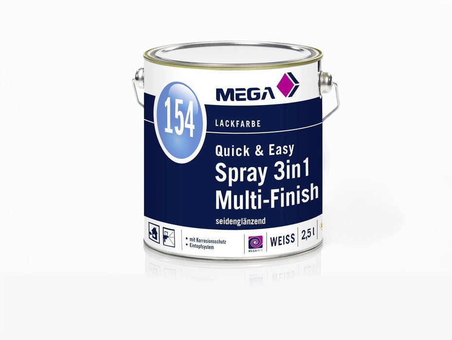 Quick & Easy Spray 3in1 MultiFinish Korrosionsschutzfarbe weiß