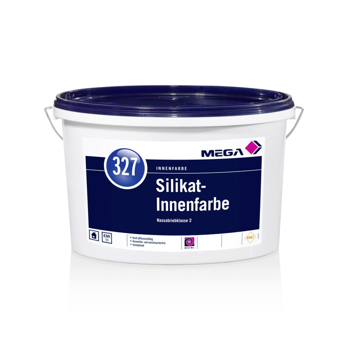 Silikat Innenfarbe weiß, Mega