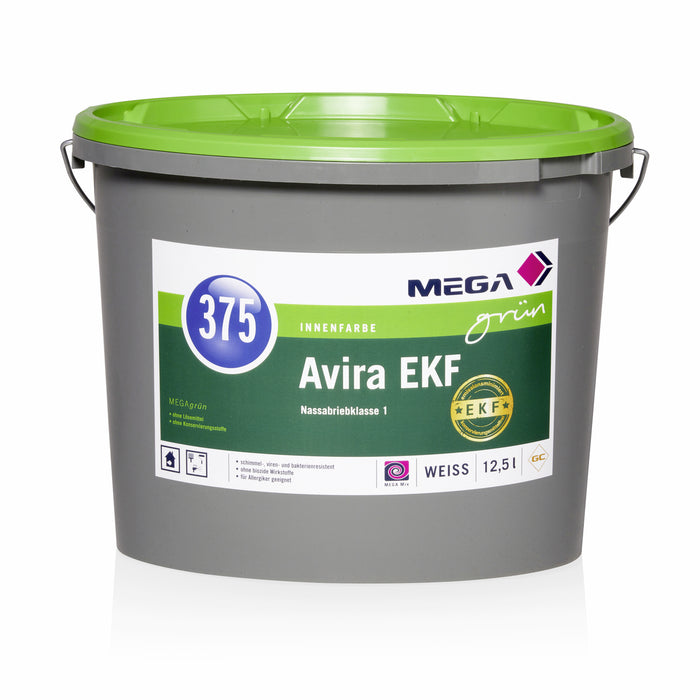 Innenfarbe gegen Schimmel, Avira EKF 12,5 l MEGAgrün