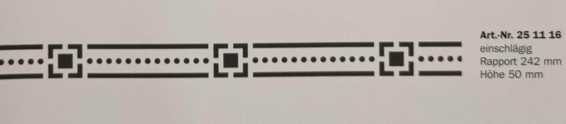 Schablonen  geometrische Motive einschlägig