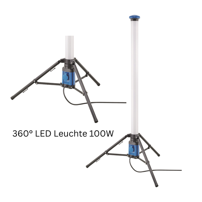 360°LED Baustellenleuchte 100W