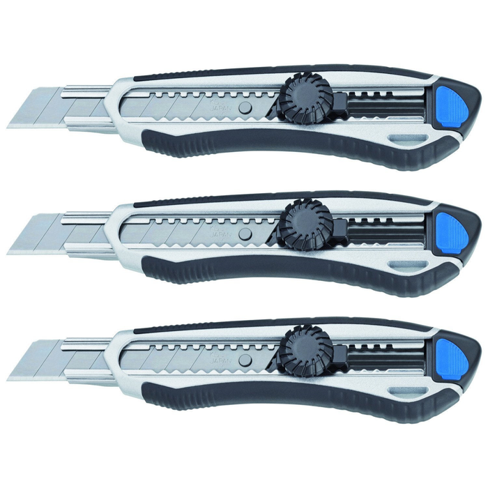 Snap-off knife 18 mm, aluminum handle
