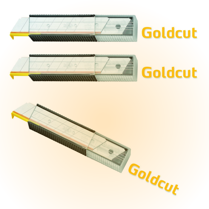 Goldcut® 18mm snap-off blades, pack of 10