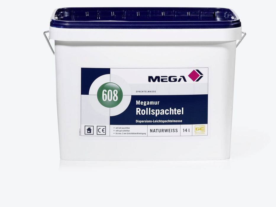 Rollspachtel 14,00 l weiß , MEGA 608 Megamur